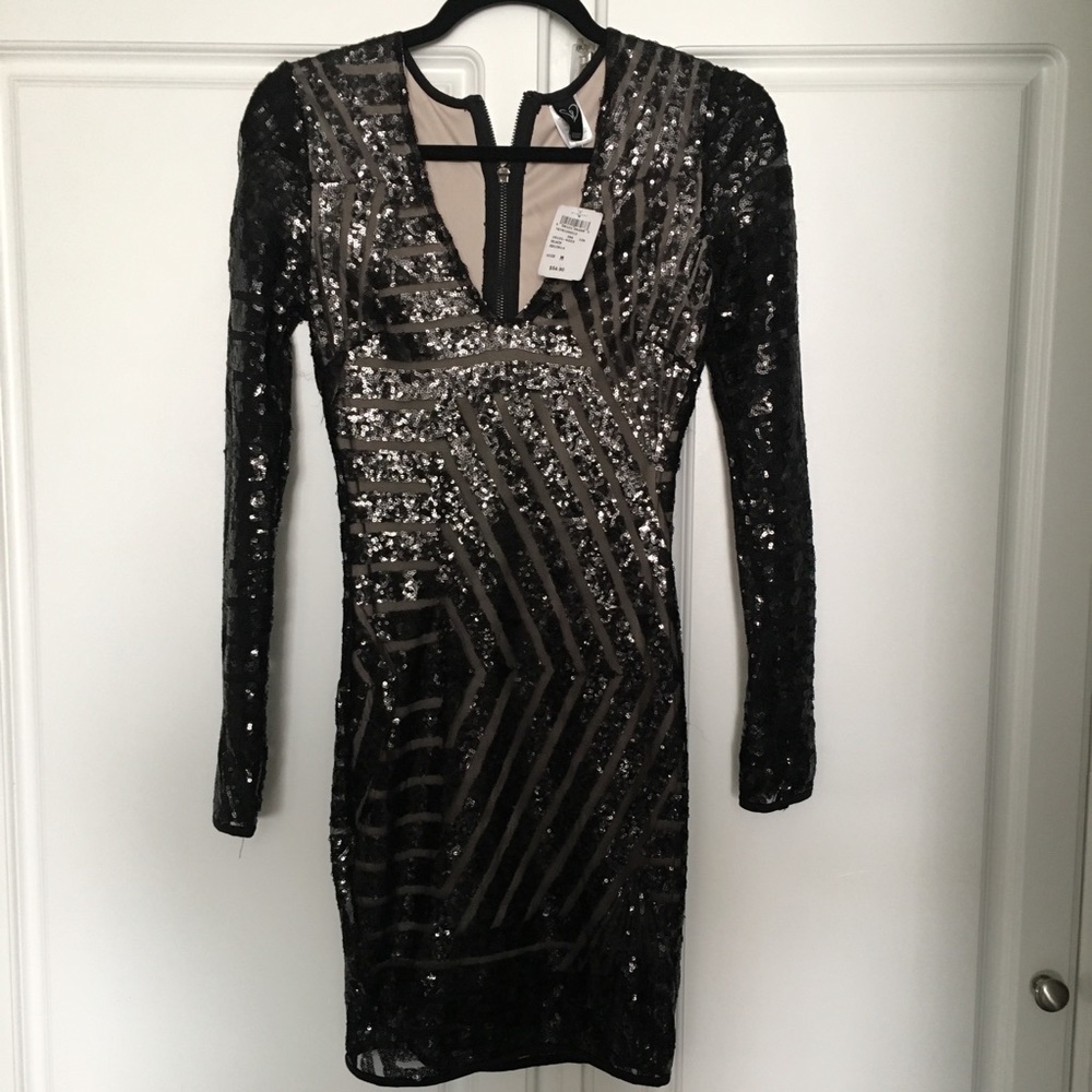 Windsor black sequin dress